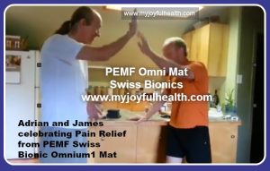 PEMF Pain Relief Adrian and James June 2016