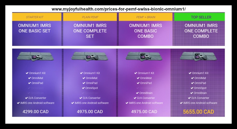 Prices for PEMF Swiss Bionic Omnium1 New 2.0 2019 Diana Walker