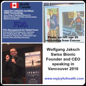 Wolfgang Jaksch Swiss Bionic Health Canada FDA USA
